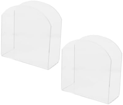 Sturdy 2-Piece Plastic Vertical Napkin Dispenser Kitchen Bar Use