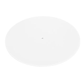 Tapis de Platine Vinyle en Acrylique de 12 Pouces pour Une qualité Sonore Améliorée, Une Résonance Amortie, Un Effet Brillant Illumine Votre Espace D’écoute, Convient aux (Blanc - Les Beatles, Paul McCartney, John Lennon, RIngo Starr, George Harrison
