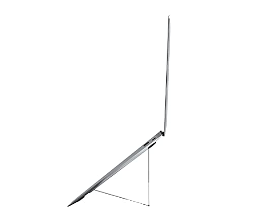 MAJEXTAND Paper-Thin MacBook Stand, Laptop Riser, Slim Portable Ergonomic Ventilated Stand, 6 Adjustable Heights from 2.1" to 3.6", Compatible with Laptops Up to 18”, US Patented (Silver) – Bild 5
