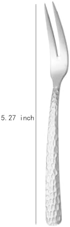 ChenShuo Stainless Steel Dessert Forks 4-Piece Set