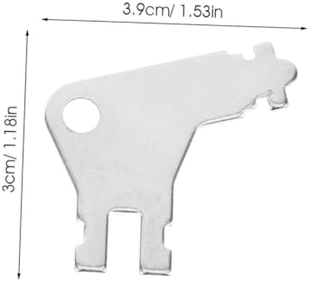 6pcs Metal Toilet Paper Dispenser Keys Replacement for 50504 Commercial Use