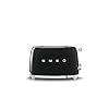Smeg Tostapane TSF01BLEU Acciaio Inossidabile 2 Scomparti Nero
