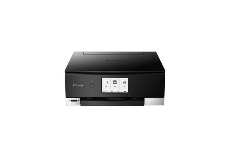 Canon PIXMA TS8350a Drucker Farbtintenstrahl Multifunktionsgerät DIN A4 (Drucken, Scannen, Kopieren, 4.800 x 1.200 dpi, 6 separate Tinten, USB, WLAN, Duplexdruck, 2 Papierzuführungen), schwarz – Bild 4