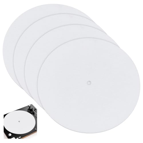 NBEADS 4 Pcs Tapis de Plateau Tournant, 30cm Feutre Tourne Disque 3mm Tapis Platine Tapis Tapis Vinyle Lecteur de Disque Tapis pour Les Lecteurs de Disques à Domicile, Blanc - Les Beatles, Paul McCartney, John Lennon, RIngo Starr, George Harrison NBEADS 4 Pcs Tapis de Plateau Tournant, 30cm Feutre Tourne Disque 3mm Tapis Platine Tapis Tapis Vinyle Lecteur de Disque Tapis pour Les Lecteurs de Disques à Domicile, Blanc