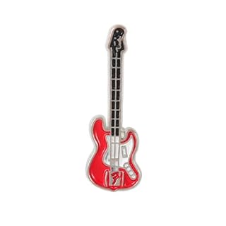Clj Charles Le Jeune Pin’s Guitare électrique Rouge – Musique – qualité de finition – Epingle – Broche – Badge – PINS MUSIQUE - Les Beatles, Paul McCartney, John Lennon, RIngo Starr, George Harrison