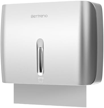 Premium Commercial Paper Towel Dispenser Wall-Mounted Space-Saving Durable Bertreno