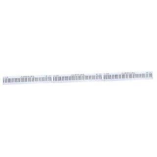 BESTonZON 3 Pièces 88 Tableau Mural Clavier De Piano Clavier Musical Clavier De Piano Stickers Autocollant Numéro Piano à Clavier Numérique Piano Numérique Notes De Musique Pvc - Les Beatles, Paul McCartney, John Lennon, RIngo Starr, George Harrison