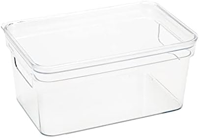 Simplify Small Lidded Storage Bin with Handles