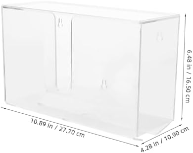 SOLUSTRE Touchless Bathroom Napkin Holder - High Capacity Kitchen Organizer