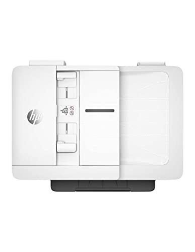 HP OfficeJet Pro 7740 A3-Multifunktionsdrucker (DIN A3, Drucker, Scanner, Kopierer, Fax, WLAN, Duplex, HP ePrint, Apple Airprint, USB, 4800 x 1200 dpi), 500 Blatt Papierfach, Schwarz / Weiß – Bild 7