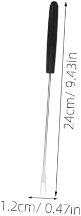 PRETYZOOM Stainless Steel Fondue Forks Set of 4