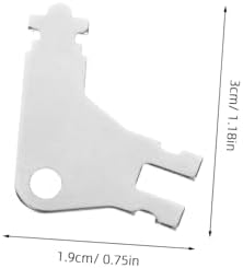 5-Piece Universal Toilet Paper Dispenser Key Set