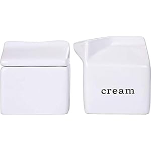 Ceramic Sugar and Creamer Set for Coffee and Tea,Porcelain White Ceramic Cream Jug and Sugar Bowl Ceramic Sugar and Creamer Set for Coffee and TeaPorcelain White Ceramic Cream Jug and Sugar Bowl