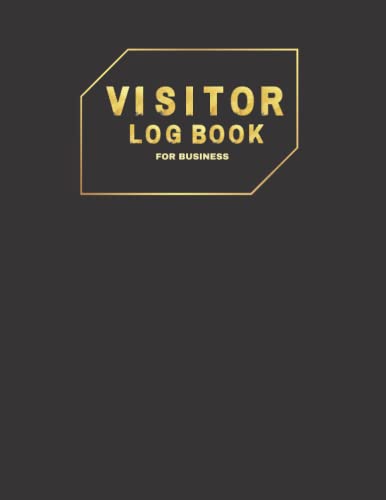 visitor log book: Visitor Register Book for Business, Visitor Book For Signing In and Out, Visitor Sign In Sheets, Visitor Register Book Template, ... design 8.5” x 11” Large health and safety.