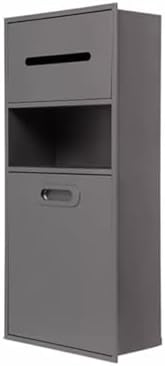 Wall-Mounted Stainless Steel Towel Trash Holder