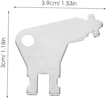 6-Pack Durable Metal Commercial Toilet Paper Dispenser Keys