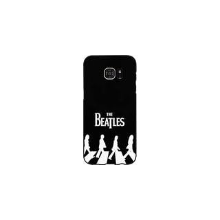 Black Background Back Design The Beatles Phone Case Cover for Samsung Galaxy S7 Edge The Beatles Hot Shelling - Les Beatles, Paul McCartney, John Lennon, RIngo Starr, George Harrison