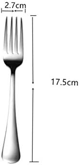MIZORLIE 10-Piece Dinner Forks Set 7 Inches Food-Grade Stainless Steel