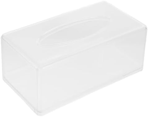 Acrylic Tissue Box Holder Unique Design for Home Kitchen