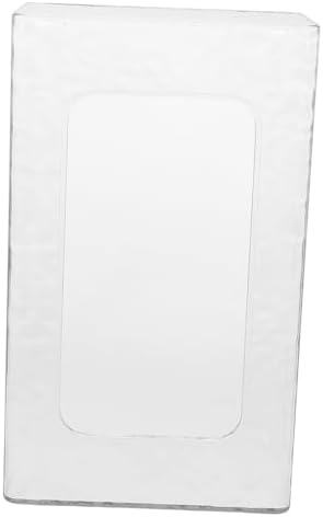 DECHOUS Transparent Tissue Box Holder for Home Office Kitchen Bathrooms