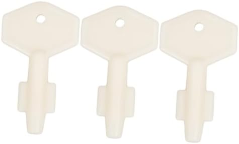3-Pack Plastic Toilet Paper Dispenser Keys for Commercial Use