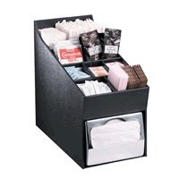 Streamlined Counter Straw Napkin Organizer - Efficient and Stylish