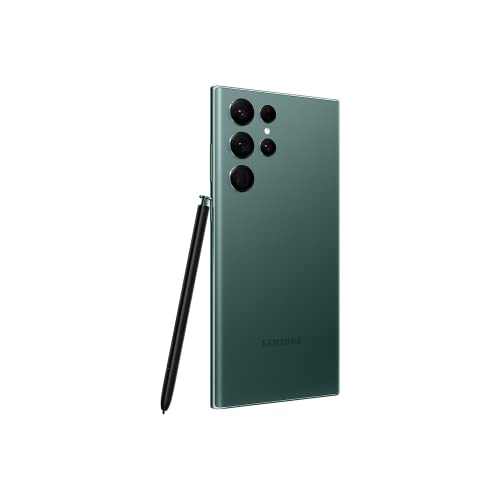 Samsung Galaxy S22 Ultra 5G Smartphone, 6.8 Zoll Dynamic AMOLED Display 2X, 120Hz, HDR10+, 108MP Kamera, 5.000 mAh Akku, Hybrid-SIM, Android 12 to 13 - Deutsche Version (256 GB, Green) – Bild 3