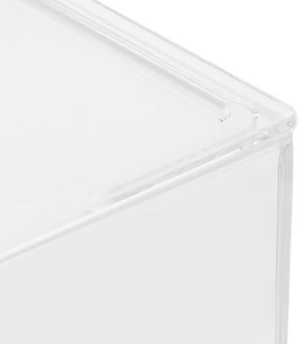 SOLUSTRE Tissue Box Organizer Wall-Mounted Clear Dispenser for Commercial Use