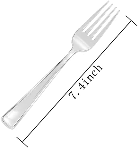 Premium Heavy-Duty Plastic Forks for Parties Events