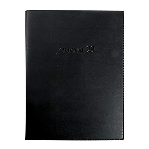 Exacompta 29422E Agenda Journalier Journal 29/2 Barbara 2 pages par jour pour planning 10 utilisateurs - 21 x 29,7 cm Noir Janvier à Décembre 2024