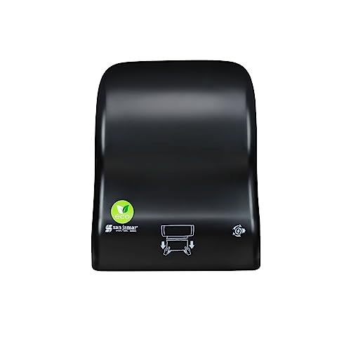 San Jamar Ecologic Recycled Plastic Paper Towel Dispenser Black