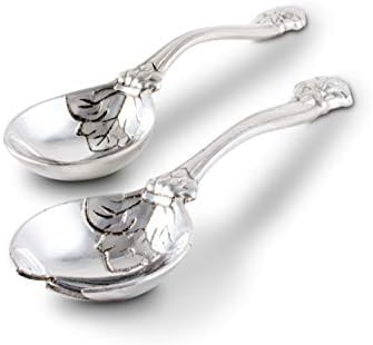 Arthur Court Aluminum Fleur-De-Lis Serving Set