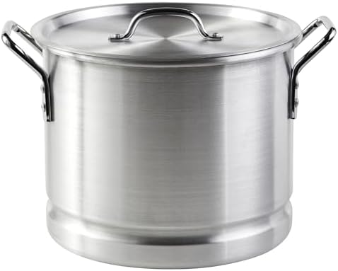 IMUSA 24qt Aluminum Steamer Durable Eco-Friendly Cookware for Kitchen Use