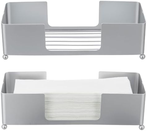 FOLDABLE METAL TABLETOP PAPER TOWEL DISPOSER TRAY