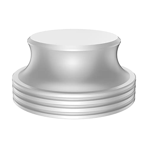 Brollitest Stabilisateur de platine vinyle – Poids : 404 g – Diamètre : jusqu’à 7 mm – En aluminium – Pour tourne-disque LP – Argenté - Les Beatles, Paul McCartney, John Lennon, RIngo Starr, George Harrison Brollitest Stabilisateur de platine vinyle - Poids : 404 g - Diamètre : jusqu'à 7 mm - En aluminium - Pour tourne-disque LP - Argenté