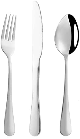 Stainless Steel Flatware Set with Name Engraving