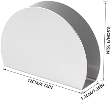 DECHOUS Vertical Semicircle Stainless Steel Napkin Holder