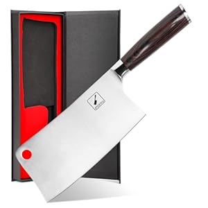 imarku Cleaver Knife 7 Inch Meat Cl...
