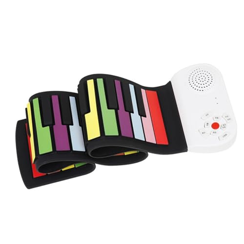 Piano Électronique Pliable Multifonctionnel À 49 Touches Fabriqué À La Main Coloré Pour Débutants - Les Beatles, Paul McCartney, John Lennon, RIngo Starr, George Harrison Piano Électronique Pliable Multifonctionnel À 49 Touches Fabriqué À La Main Coloré Pour Débutants