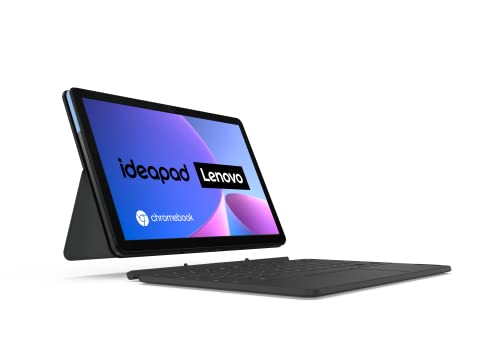 Lenovo IdeaPad Duet Chromebook 26,4 cm (10,1 Zoll, 1920x1200, Full HD, WideView, Touch) ChromeOS Tablet (MediaTek P60T, 4GB RAM, 64GB eMMC, ARM Mali-G72 MP3, ChromeOS) blau-grau + Stift – Bild 3