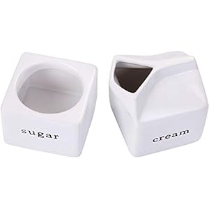 Ceramic Sugar and Creamer Set for Coffee and Tea,Porcelain White Ceramic Cream Jug and Sugar Bowl Ceramic Sugar and Creamer Set for Coffee and TeaPorcelain White Ceramic Cream Jug and Sugar Bowl