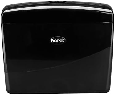 Karat Tall Fold Tabletop Napkin Dispenser Black Versatile Durable Commercial Use