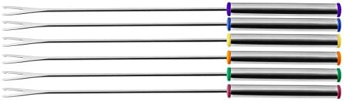 6-Piece Stainless Steel Fondue Fork Set Diverse
