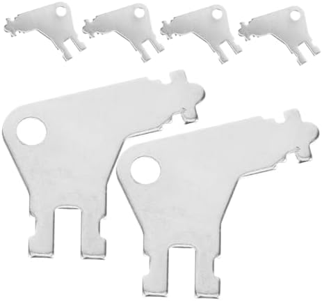 6pcs Metal Toilet Paper Dispenser Keys Replacement for 50504 Commercial Use