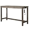Best master furniture cd039 pub counter table grey  urban country home decor