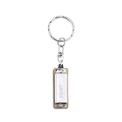 Ogquaton Mini harmonica porte-clés – 4 trous – 8 tons – Pour enfant – Cadeau - Les Beatles, Paul McCartney, John Lennon, RIngo Starr, George Harrison