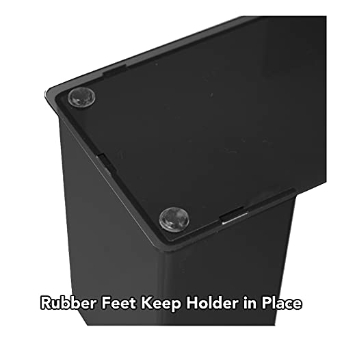 TrippNT 52914 Black Countertop Paper Towel Holder