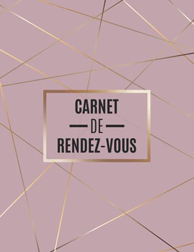 Carnet de rendez-vous: Cahier de rendez-vous professionnels | Agenda pratique non daté pour prise de RDV journalier & Suivi de votre clientèle et ... | 07h à 20h | 52 semaines | Grand format