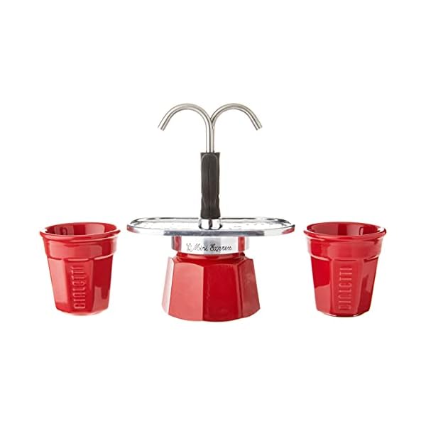   Bialetti-Mini-Express-Color-Moka-Set-includes-Coffee-Maker-2-Cup-28-Oz-2-shot-glasses-Red-Aluminium
