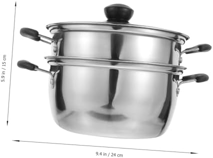 Stainless Steel Steam Pot Perfect for Cooking Serving